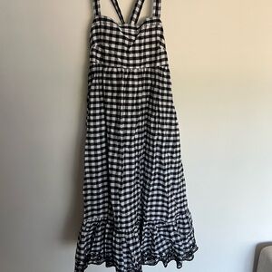 Summer J Crew checkered dress